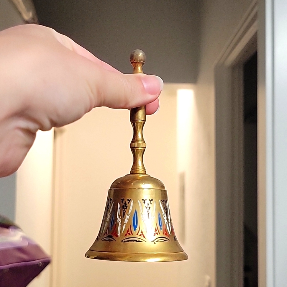 Vintage small brass bell
